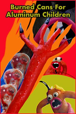 Poster Burned Cans For Aluminum Children